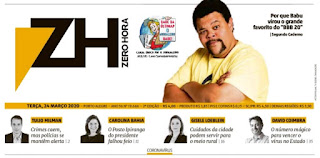 Leia o Jornal Zero Hora do dia 24.03.2020