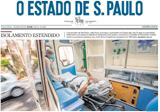 Leia o Jornal Estadão dia 07.04.2020