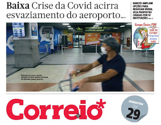 Leia o Jornal Correio da Bahia dia 15.04.2020