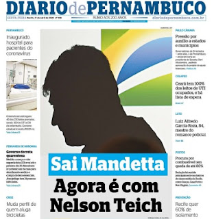 Leia o Jornal Diário de Pernambuco dia 17.04.2020