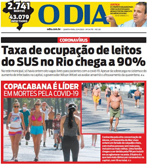 Leia o Jornal O Dia dia 22.04.2020