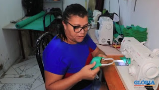 Parceria entre prefeitura de Glória (BA) e costureiras produzirá 5 mil máscaras de proteção