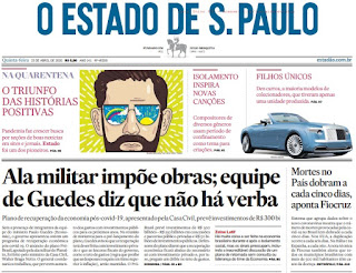 Leia o Jornal Estadão dia 23.04.2020