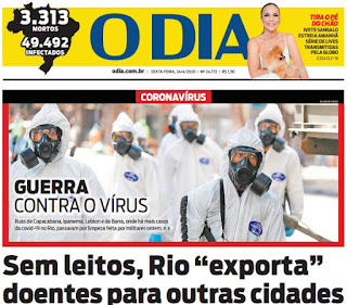 Leia o Jornal O Dia dia 24.04.2020