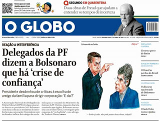 Leia o Jornal O Globo do dia 27.04.2020