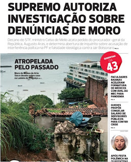 Leia o Jornal Correio da Bahia do dia 28.04.2020