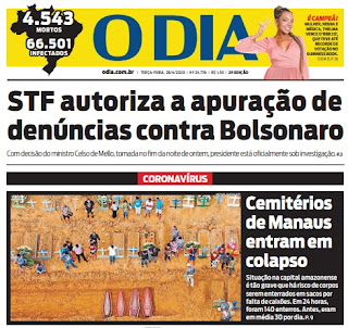 Leia o Jornal O Dia do dia 28.04.2020