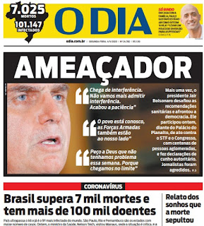 Leia o Jornal O Dia do dia 04.05.2020