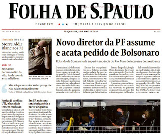 Leia o Jornal Folha de São Paulo do dia 05.05.2020