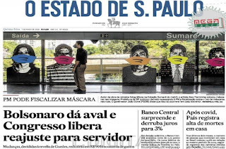 Leia o Jornal Estadão do dia 07.05.2020
