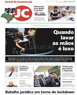 Leia o Jornal do Comércio do dia 08.05.2020