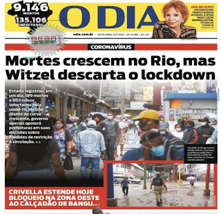 Leia o Jornal O Dia do dia 08.05.2020