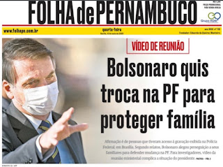Leia o Jornal Folha de Pernambuco do dia 13.05.2020