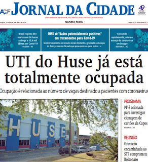 Leia o Jornal da Cidade do dia 13.05.2020