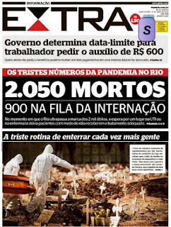 Leia o Jornal Extra do dia 14.05.2020