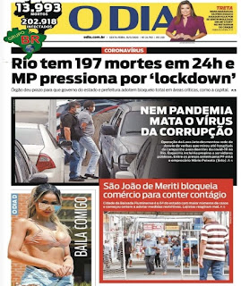 Leia o Jornal O Dia do dia 15.05.2020