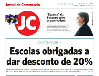 Leia o Jornal do Comércio do dia 15.05.2020