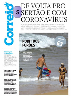 Leia o Jornal Correio da Bahia do dia 18.05.2020