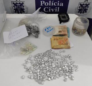 Drogas são apreendidas e dupla é presa em Conceição do Coité