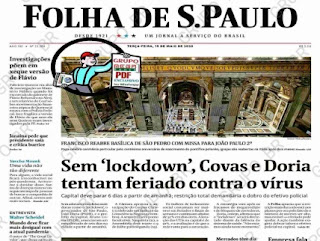 Leia o Jornal Folha de São Paulo do dia 19.05.2020