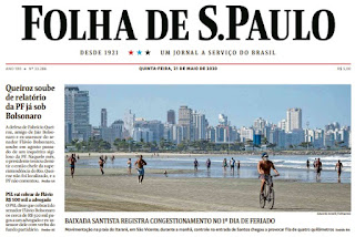 Leia o Jornal Folha de São Paulo do dia 21.05.2020