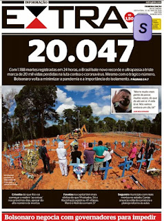 Leia o Jornal Extra do dia 22.05.2020