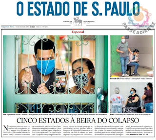 Leia o Jornal Estadão do dia 25.05.2020