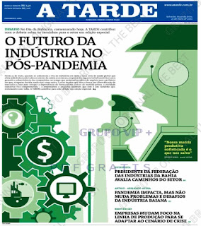 Leia o Jornal A Tarde do dia 25.05.2020