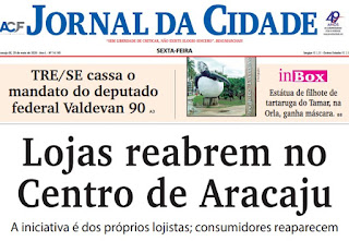 Leia o Jornal da Cidade do dia 29.05.2020