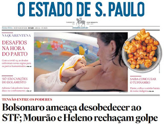 Leia o Jornal Estadão do dia 29.05.2020