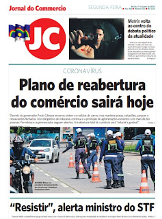 Leia o Jornal do Comércio do dia 01.06.2020