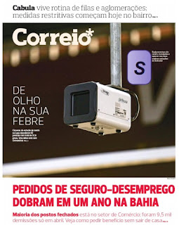 Leia o Jornal Correio da Bahia do dia 03.06.2020