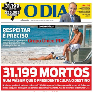Leia o Jornal O Dia do dia 03.06.2020