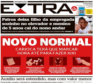 Leia o Jornal Extra do dia 05.06.2020