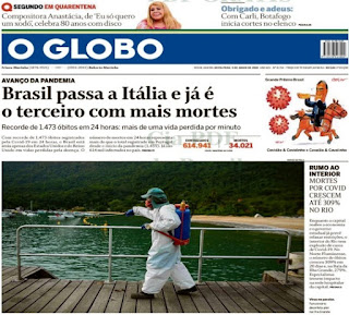 Leia o Jornal O Globo do dia 05.06.2020