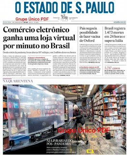 Leia o Jornal Estadão do dia 05.06.2020 