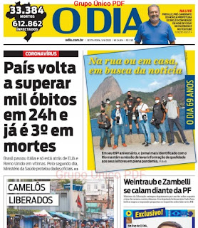 Leio o Jornal O Dia do dia
