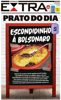 Leio o Jornal Extra do dia