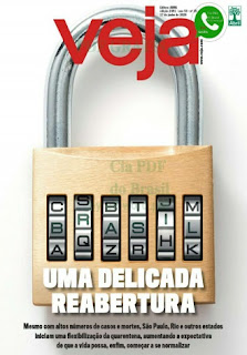 Leio a Revista Veja do final de semana