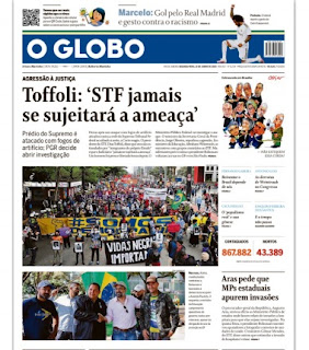Leia o Jornal O Globo do dia