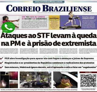 Leia o Jornal Correio Brazileiense do dia