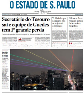 Leia o Jornal Estado de São Paulo do dia