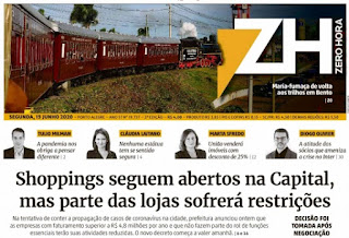 Leia o Jornal Zero Hora do dia