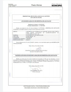 Prefeitura de Paulo Afonso comprou R$ 28,900 mil em sacos mortuários