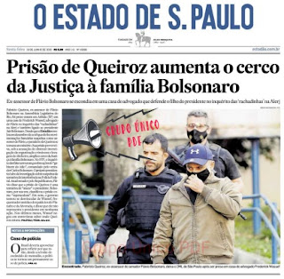 Leia o Jornal Estadão do dia 19.06.2020