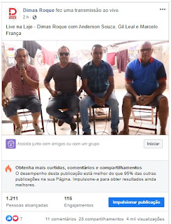 Eles bateram o recorde de acessos na Live na Laje