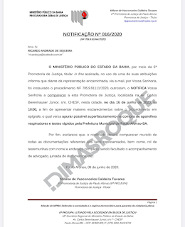 Caiu a Máscara: MPE apura denúncia contra o Prefeito Luiz de Deus