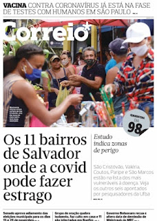 Leia o Jornal Correio da Bahia do dia 24.06.2020