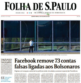 Leia o Jornal Folha de São Paulo do dia 09.07.2020