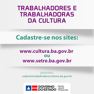 SecultBA e Setre realizam cadastro de trabalhadores do campo cultural na Bahia
